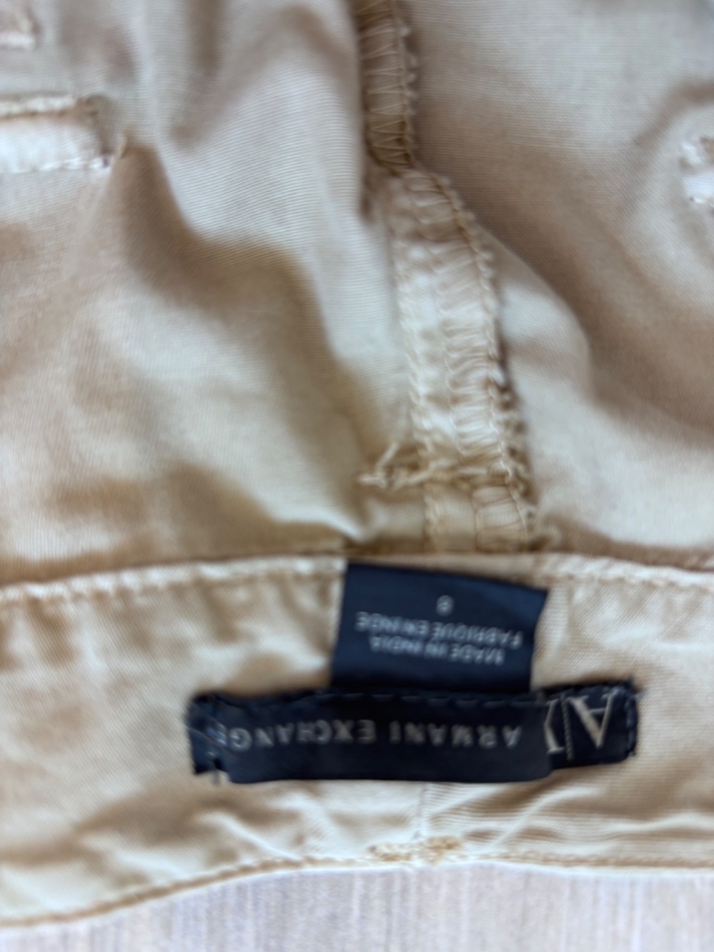 Armani Exchange Y2K Style Khaki Cargo Pants - Size 6 - Picture 15 of 16